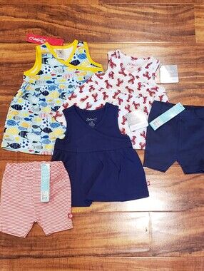 Zutano NWT 6 months mix and match summer outfits
